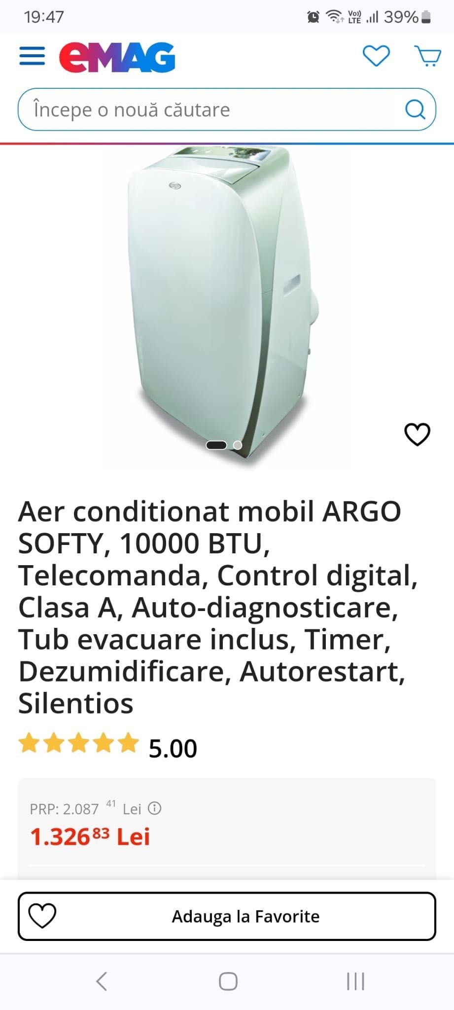 Aer condiționat 10000 btu