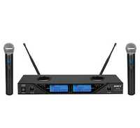 Set 2 microfoane wireless 8 canale reglabile BST