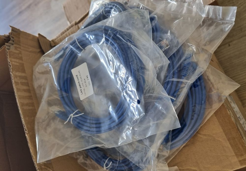 Патч-корд, Lan patch cord 5m. Blue
