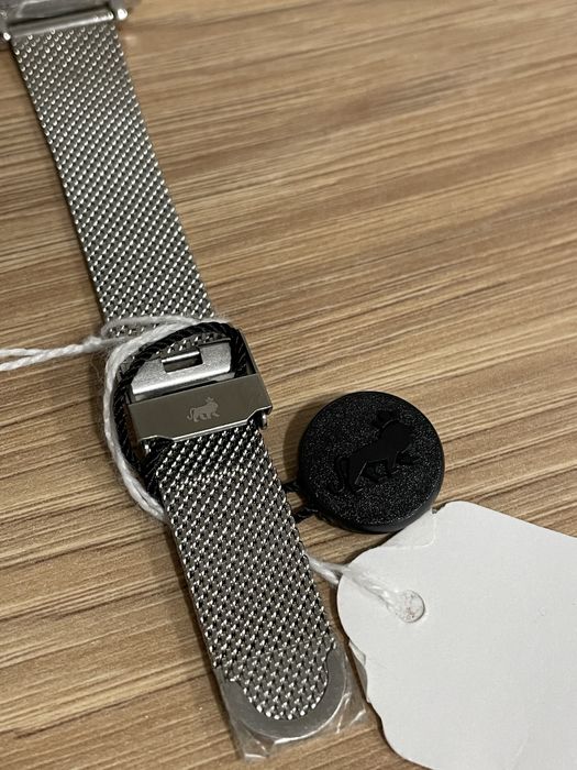 Larsson&Jennings Norse Milanese 34Mm Silver&Satin White Unisex-Nou