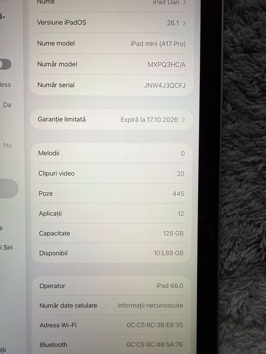 Vând/Schimb iPad mini A17 Pro Celular