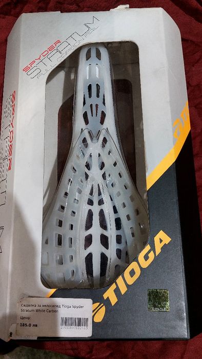 Седалка за велосипед Tioga Spyder Stratum Full Carbon Rail