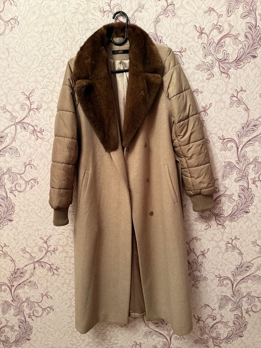 Пальто воротник норковая. Турецкий Loreta. ……………………..Состояние зороший