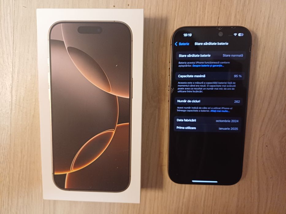 Vand iphone 16 Pro 128gb Full box