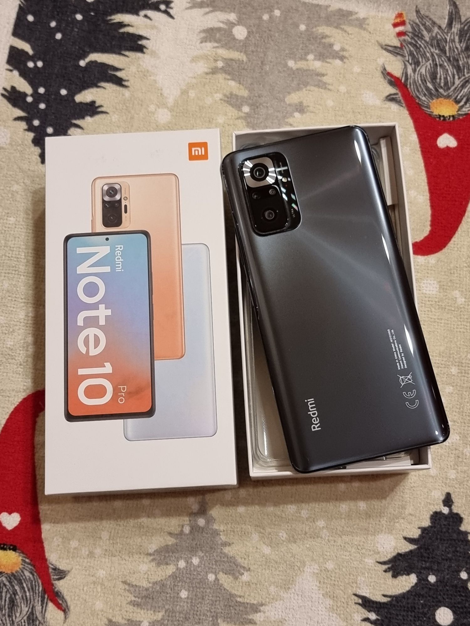 Xiaomi Redmi Note 10 Pro 128Gb, Onyx Gray, CA NOU, Full Box, Neverlock