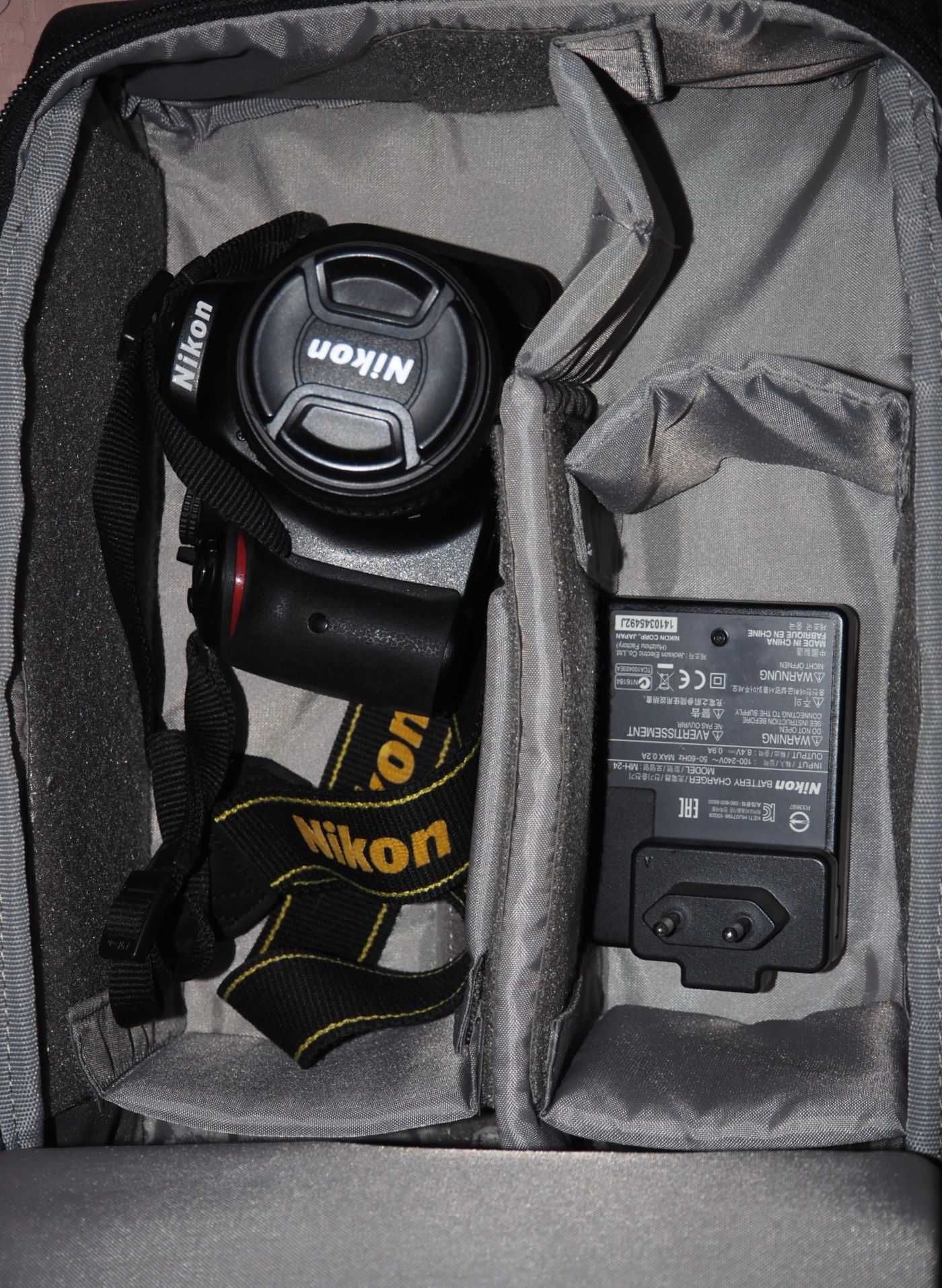 Aparat foto DSLR Nikon D5200, 24.1MP, Black + Obiectiv 18-55mm VR II