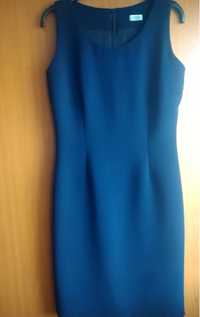 Rochie bleumarin, model clasic, marime 40