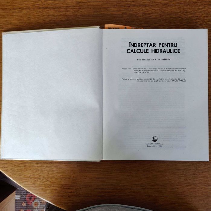 Indreptar pentru calcule hidraulice - Îndreptar - Kiselev