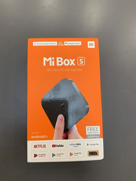 Mi box s 4k tv box новый