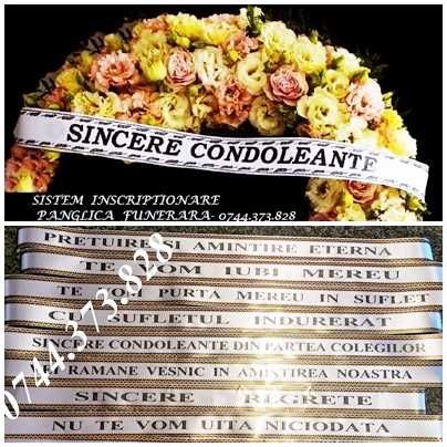 Imprimanta panglici funerare. Imprimanta inscriptionare panglici