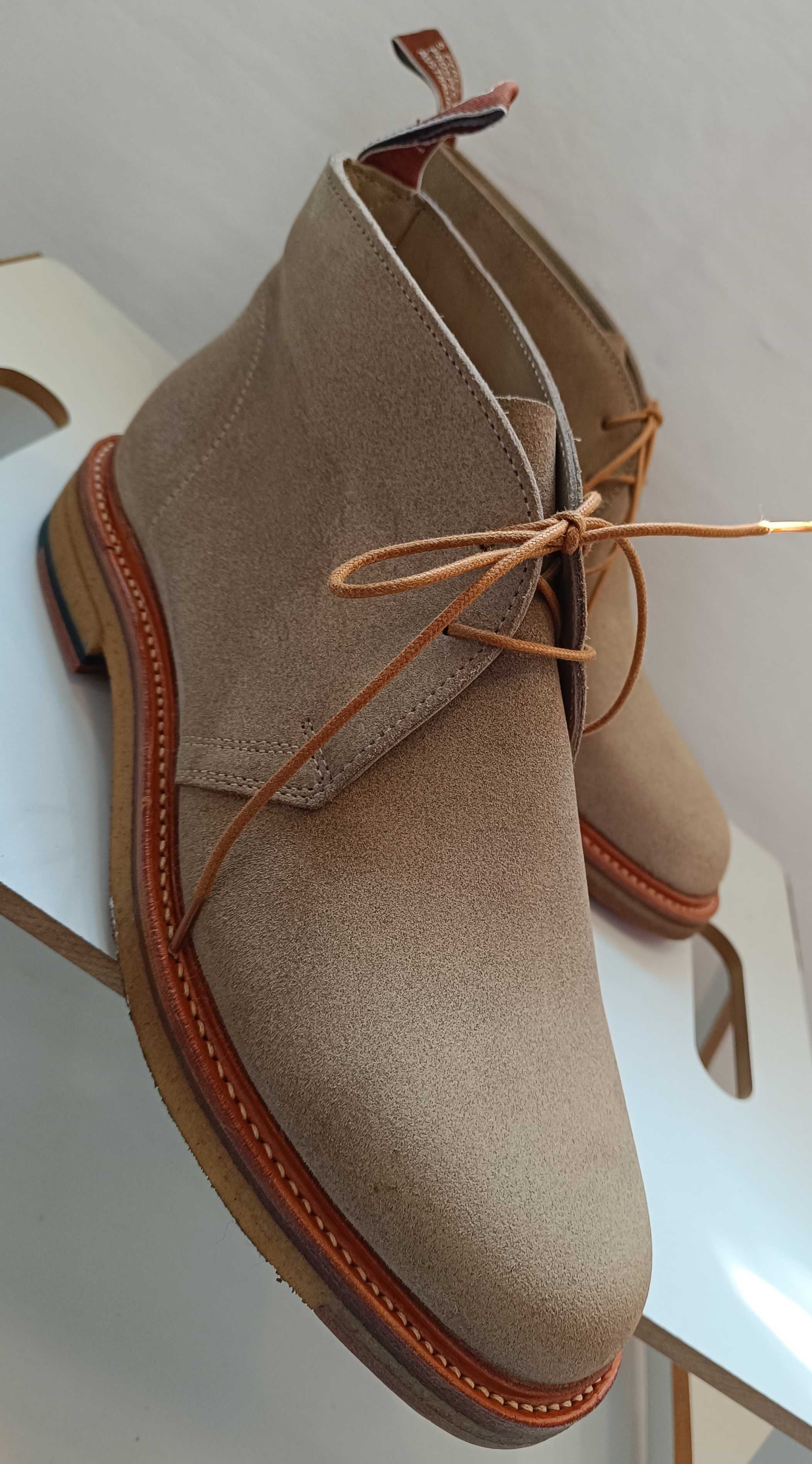 Ghete de lux 42 42.5 44 44.5 R. M. Williams NOI lucrate manual piele