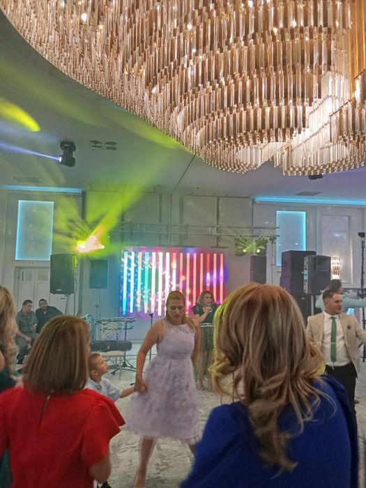 Ecran led, schela lumini, fum greu, fum usor