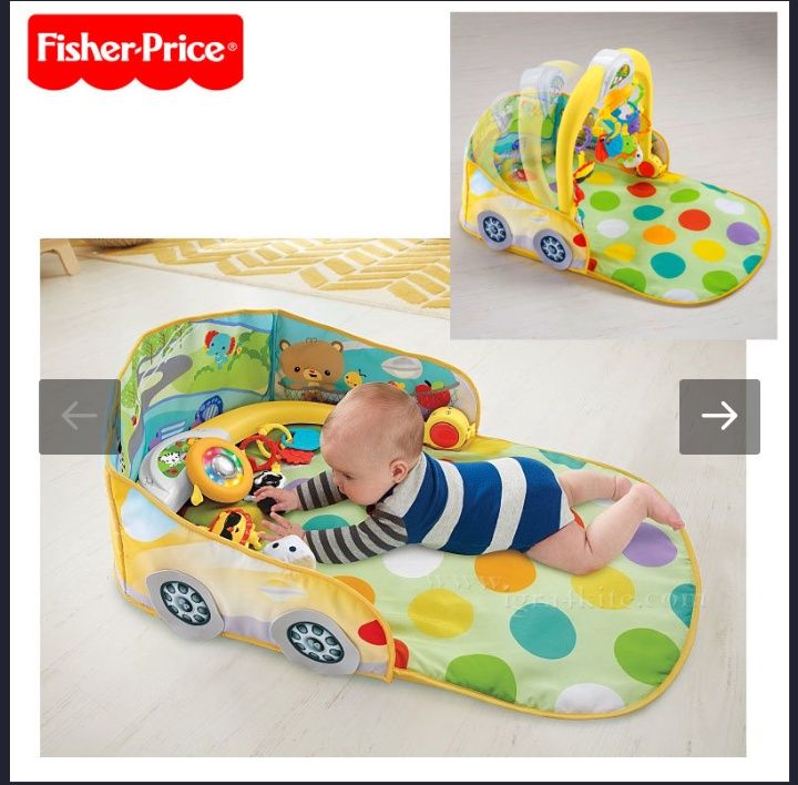 Музикална активна гимнастика кола 3в1 Fisher price