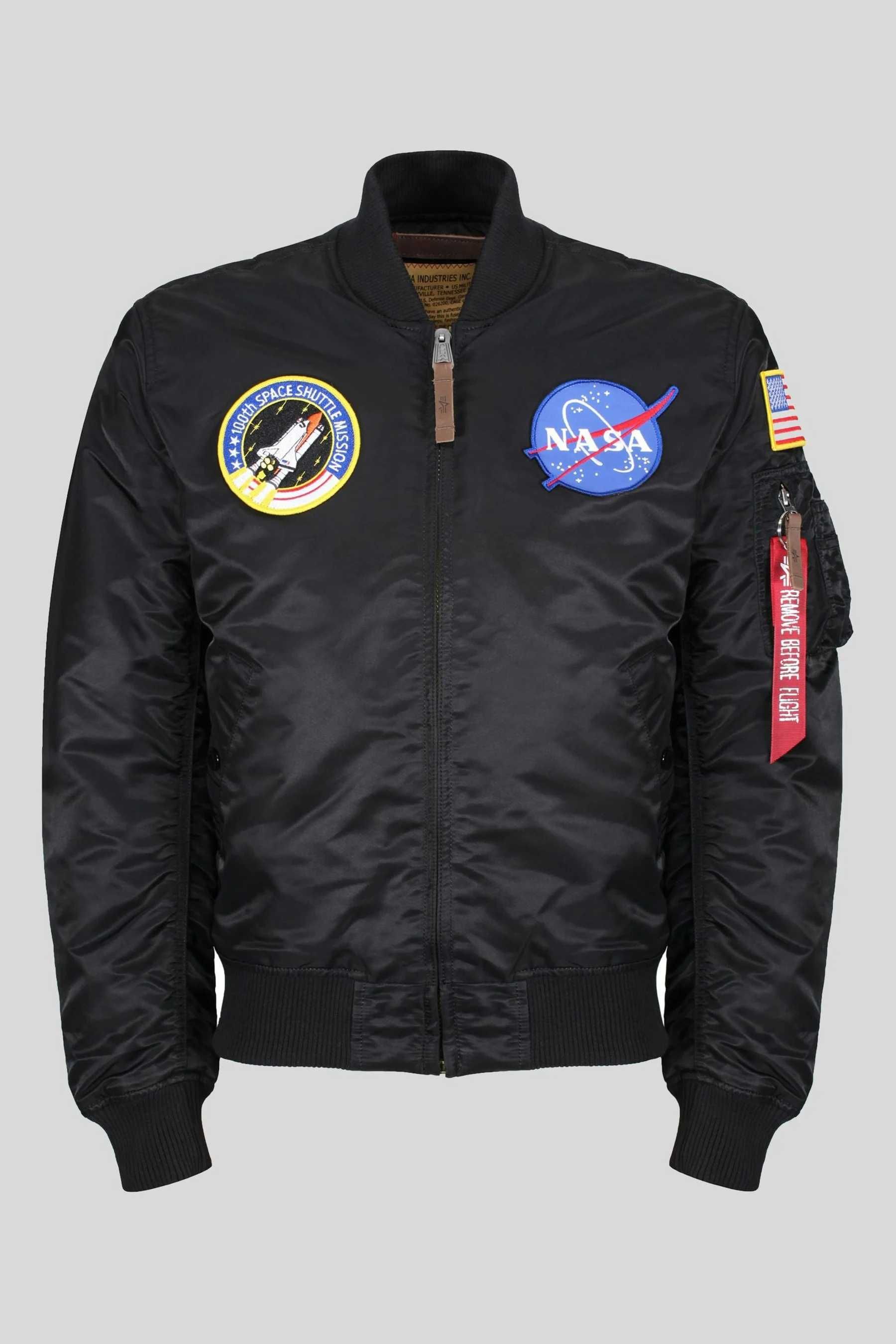 Alpha Industries MA-1 VF NASA Bomber ОРИГИНАЛНО мъжко бомър яке М и L