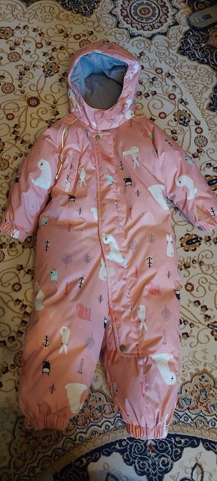 Продам зимний комбинезон Crockid на девочку б/у