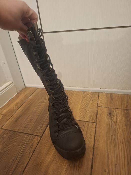 Дамски ботуши естествена кожа- Shano shoes