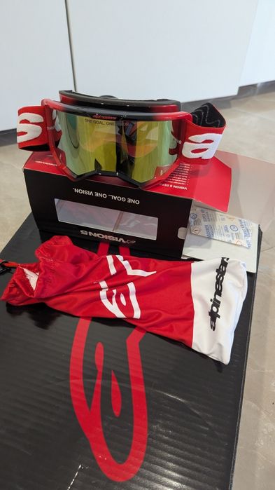 Ochelari moto enduro + mănuși textil