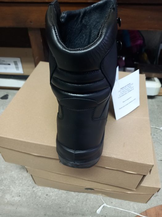 Полицейски кубинки, естествена кожа