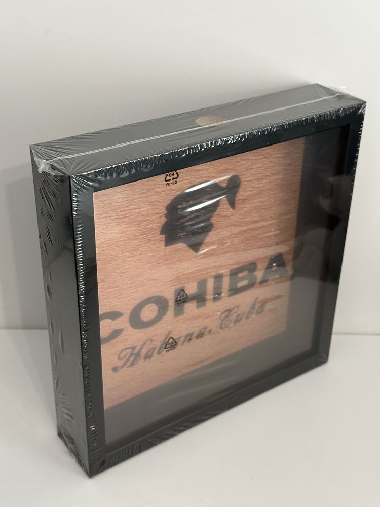 Cutie / Tablou Cohiba pentru pastrarea etichetelor de trabuc