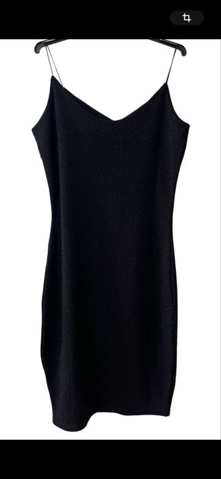 Rochie neagră scurtă, mărimea M