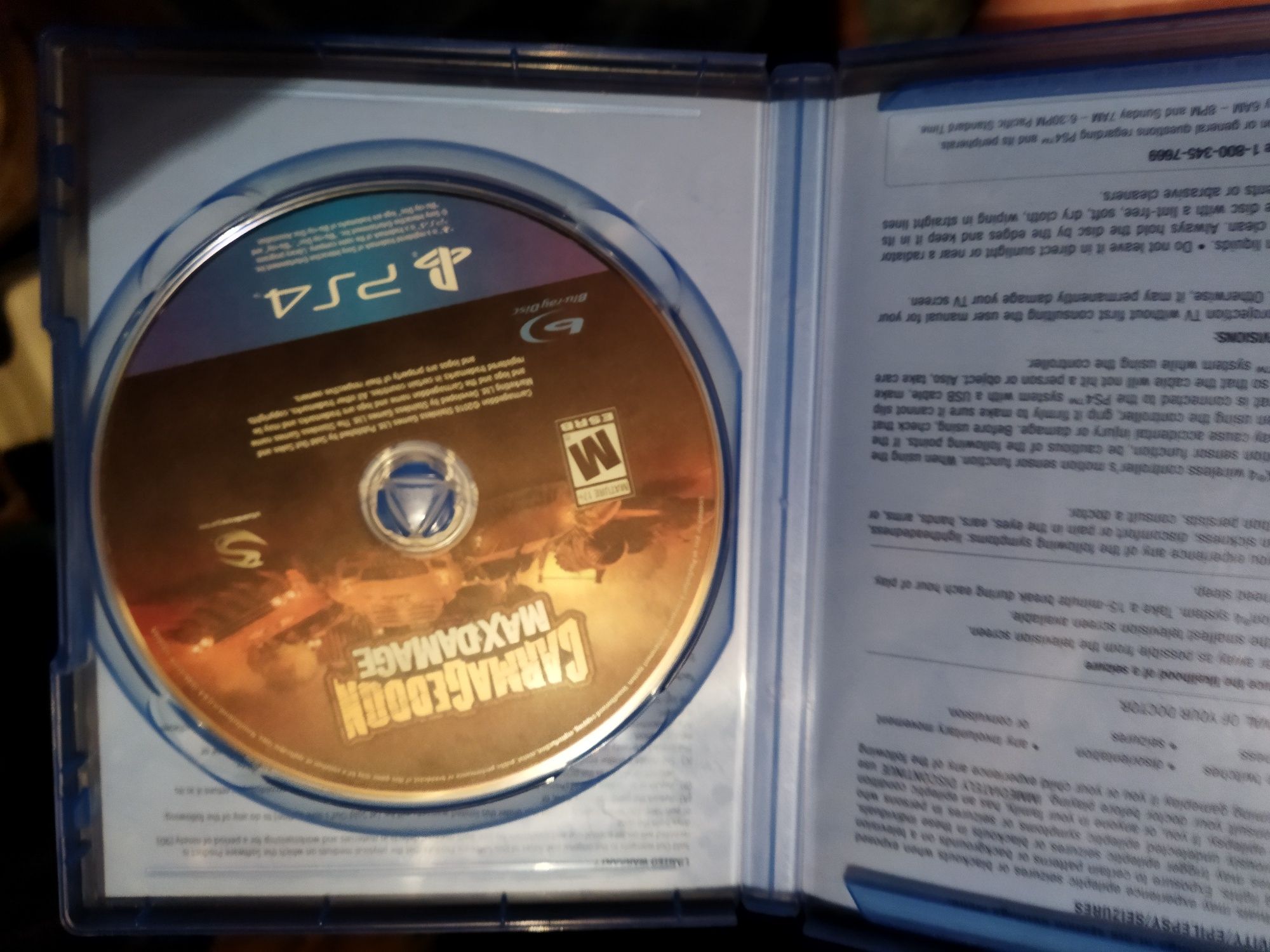 Продам игру Carmageddon пс 4,редкий диск