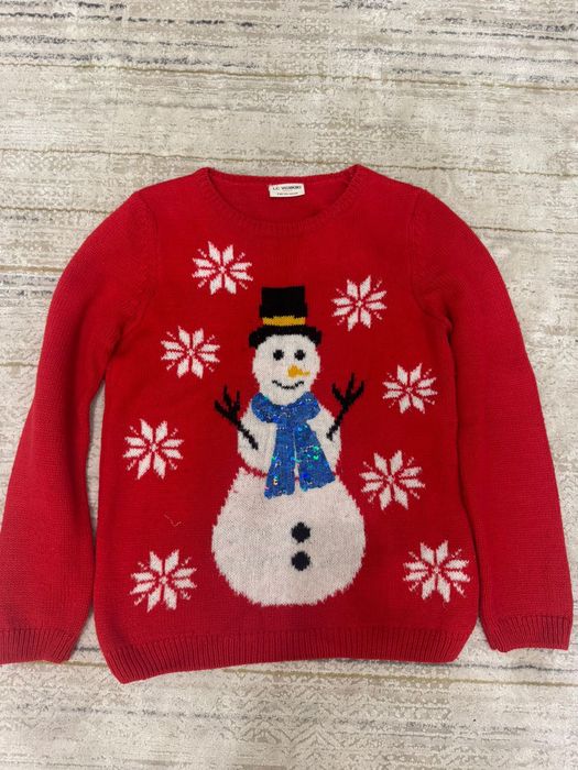Теплый свитер новогодний