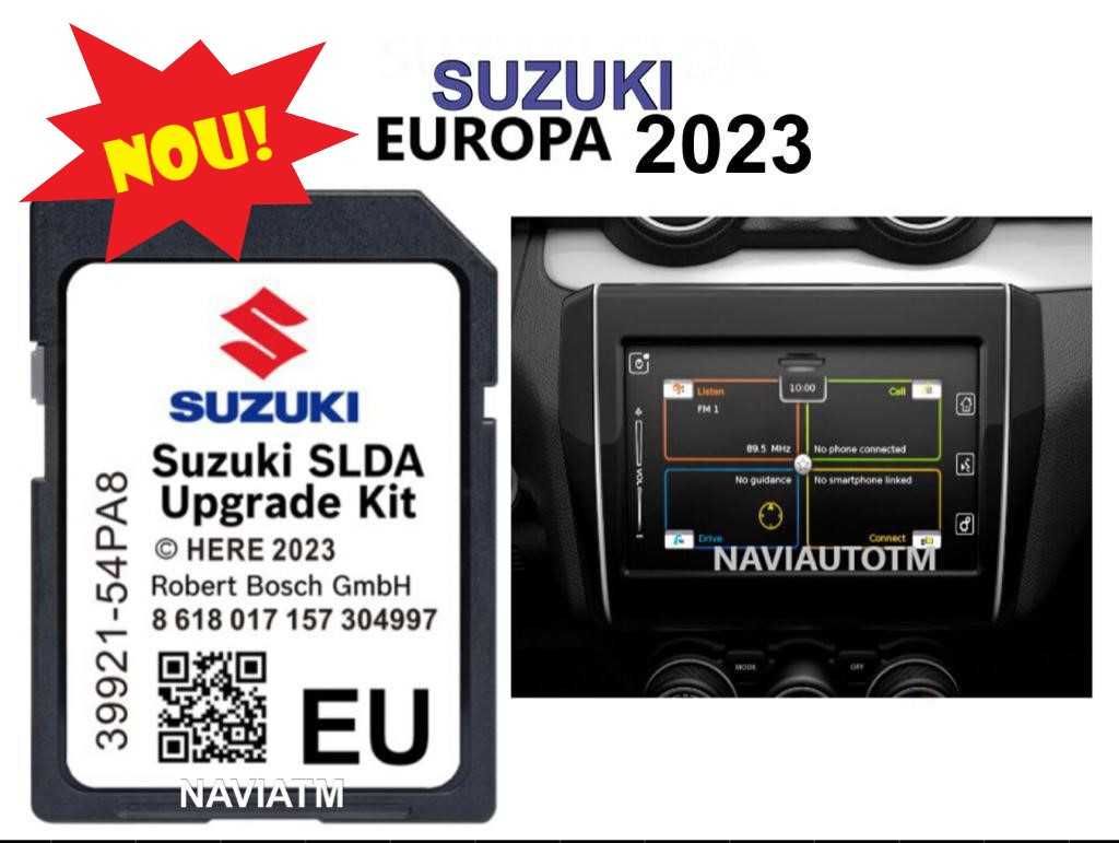 Card harti Navigatie Suzuki Vitara SX4 Ignis Swift Europa Romania 2023