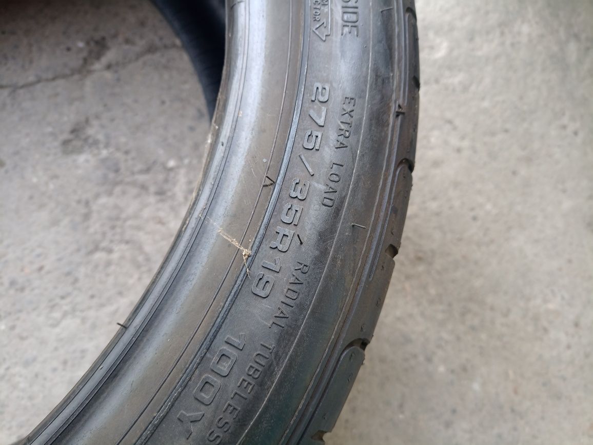 2 anvelope ca noi Dunlop 275/35 R19 dot 4917