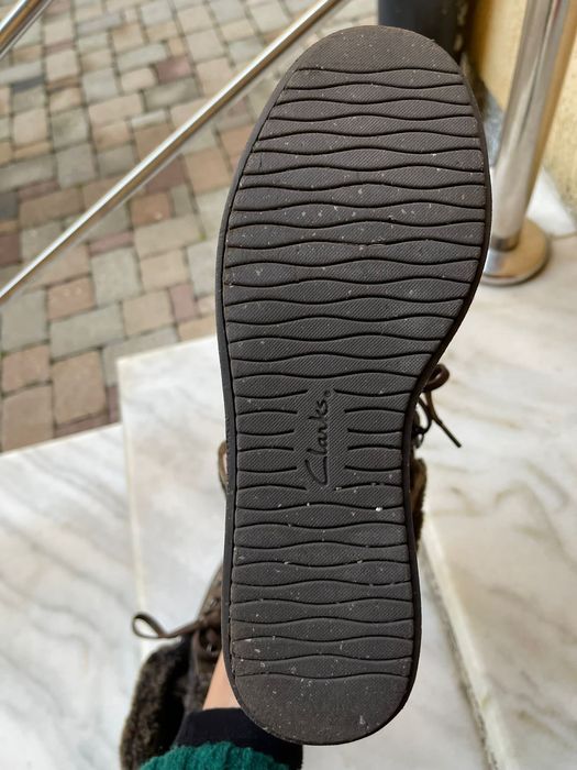 Ghete Clarks Glick Clarmont (piele nubuck) dama, marimea 38