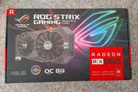 Placa Video RX570 8GB Asus ROG Strix OC Edition