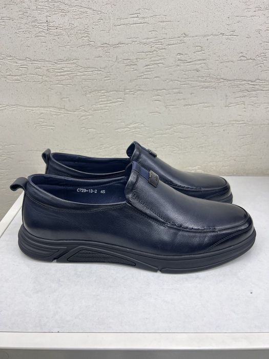 Мужская кожанная обувь Великан размер