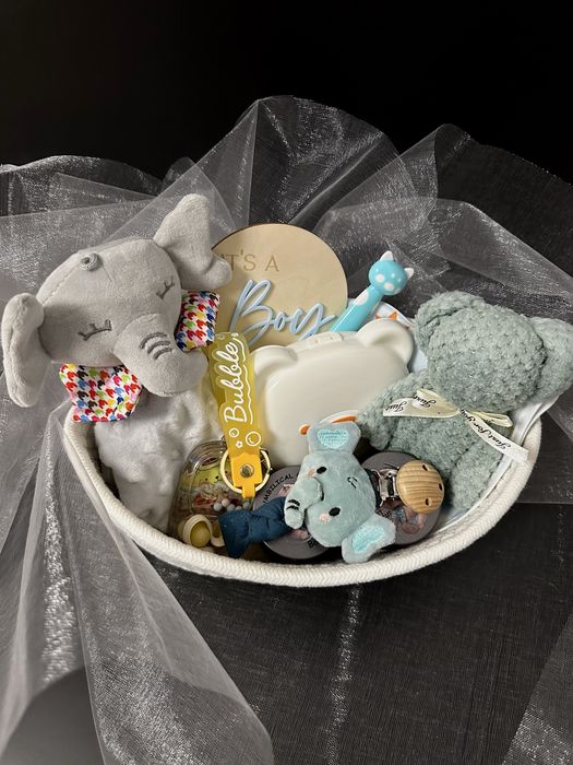 Set Cadou Luxury pentru Bebeluși– 12 Piese | Botez | Gender Reveal