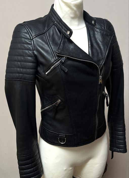 Geacă 'Biker' Zara, 100% piele naturală