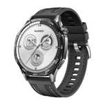 22mm силиконова/найлонова каишка за huawei watch gt5 / gt5 pro – черна
