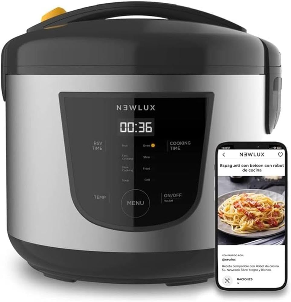 Multicooker electric 5L NEWCOOK cu 8 programe presetate | 625935