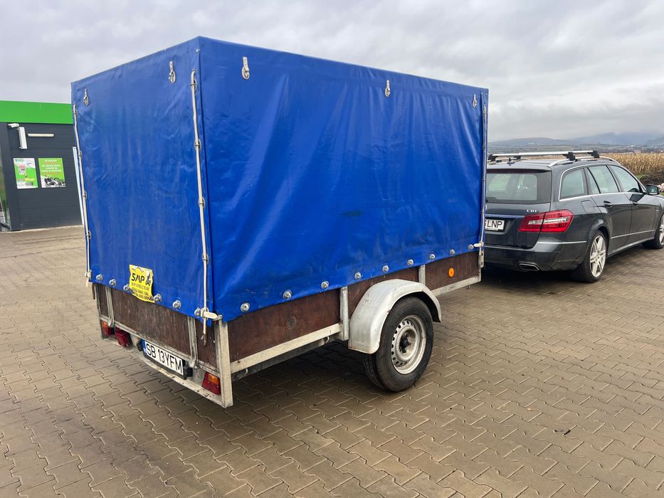 Remorca Anssems 1300 kg 2,60 x 1,50 x 1,60 m prelata noua