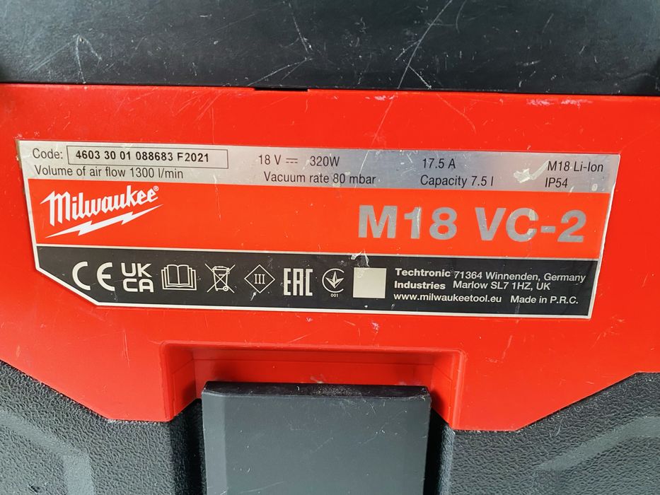 Milwaukee aspirator M18 VC-2