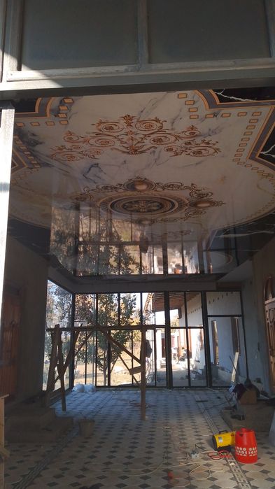 Натяжные потолки келишилган холда