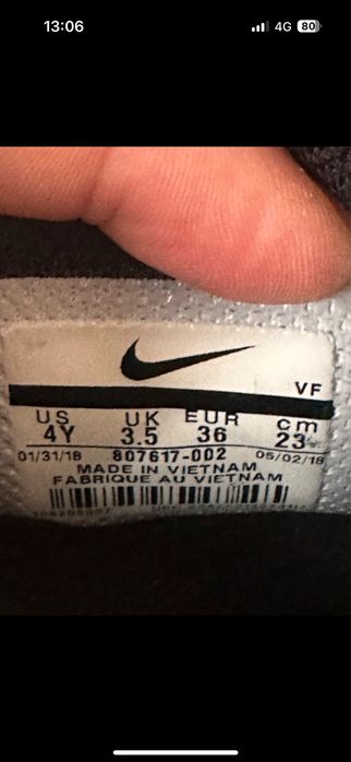 Nike AirForce 1 negri