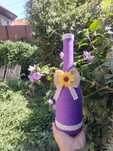 Vaza handmade mov floare livrare gratis