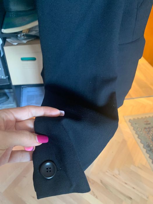 Черно сако Max Mara ( фина вълна),размер 42 IT