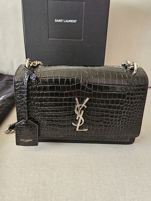 Medium sunset croc Saint Laurent