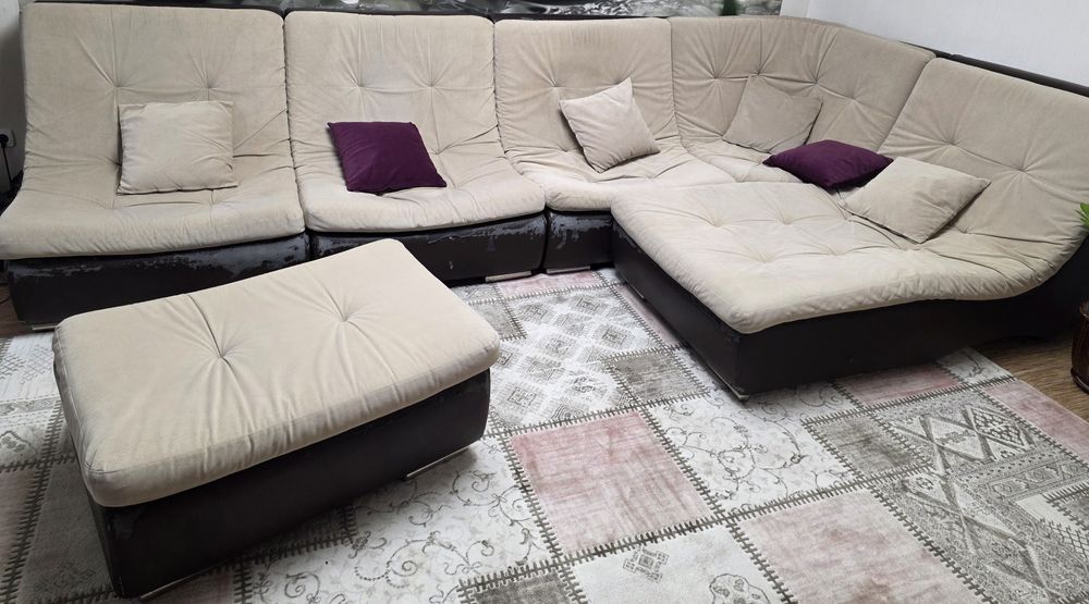 Диван модульный, б/у,  3900×110×100×45