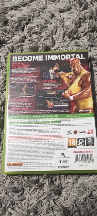 Transport curier 16 lei Joc/jocuri W2k14/wwe 14 Xbox360