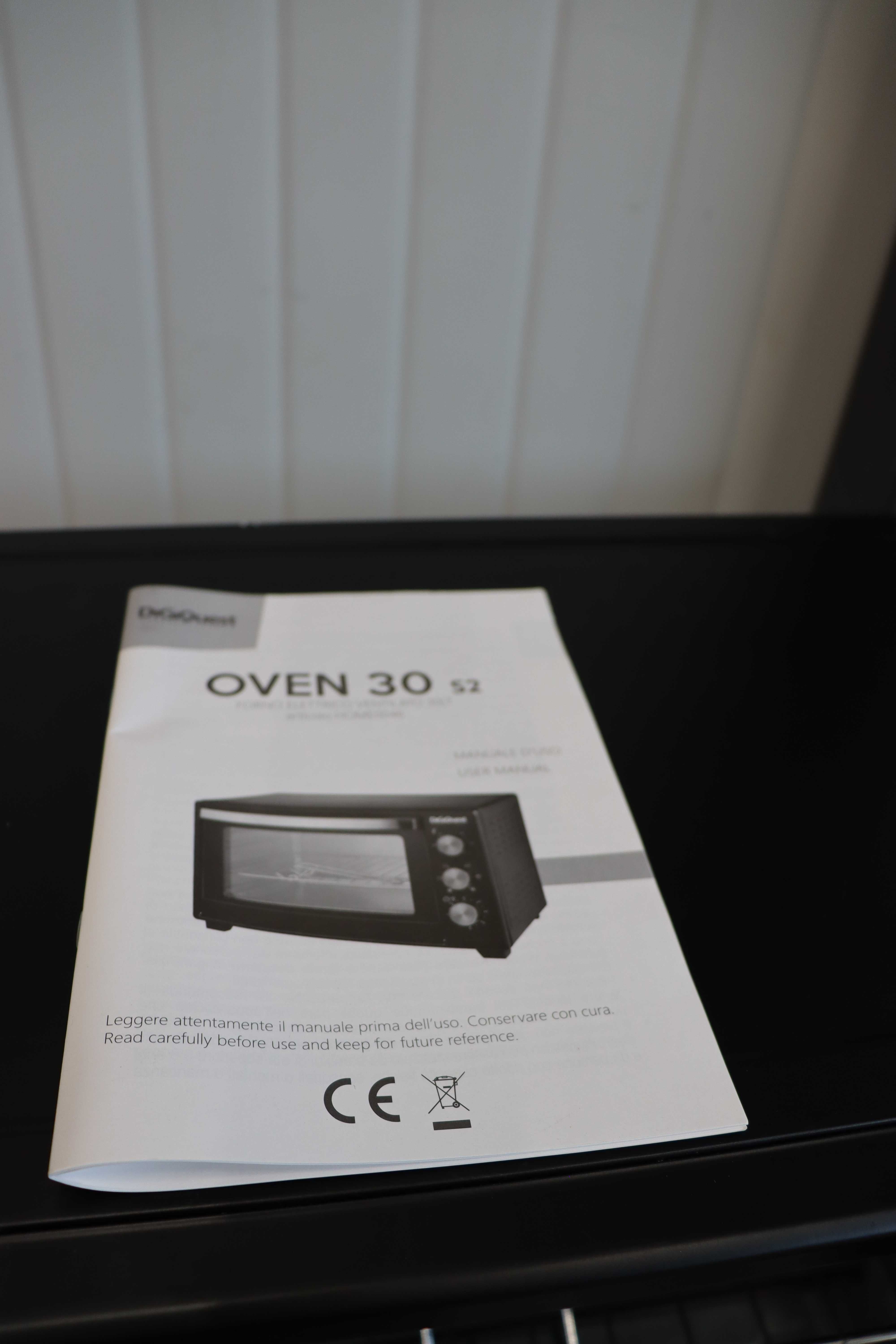 Електрическа вентилирана фурна DIGIQUEST 30L 1600W, таймер 60 минути