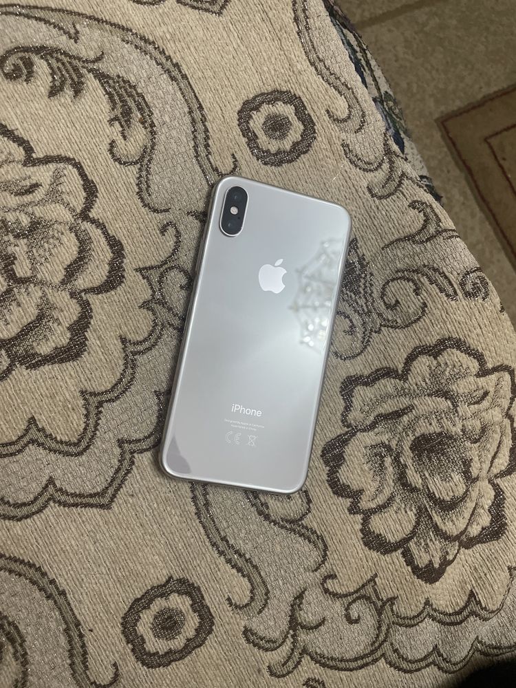 Iphone X original white 64gb noo open 77%baterry