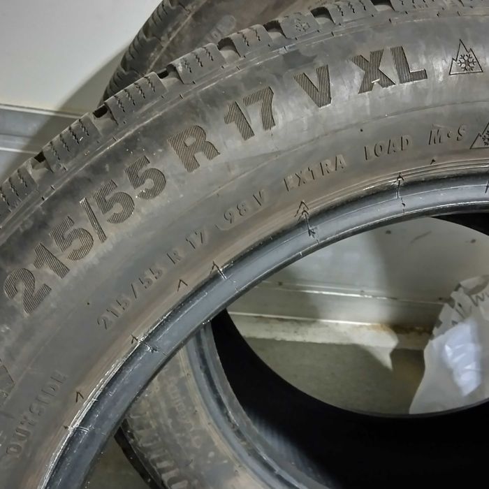 Зимни гуми continental  215 55 17