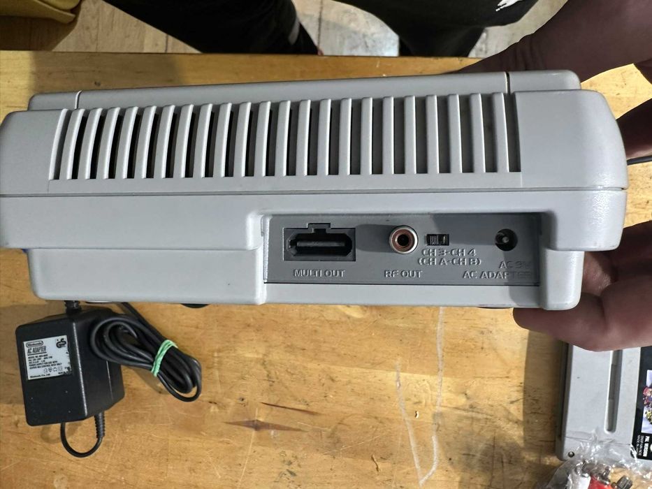 consola nintendo snes super nintendo snsp-001a