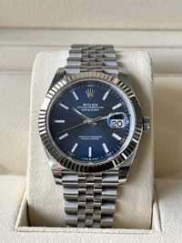 Rolex Datejust Automatic 41 mm Luxury Silver-Blue 2024 Edition