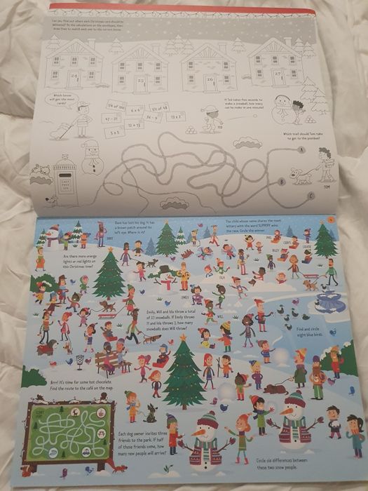 Carte usbourne originala. Noua activitati de Craciun ideala cadou